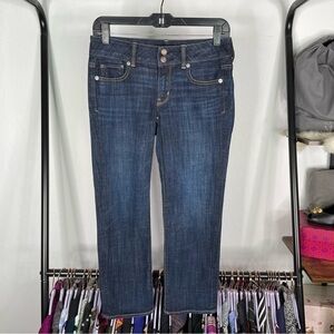 AMERICAN eagle artist crop stretch jeans